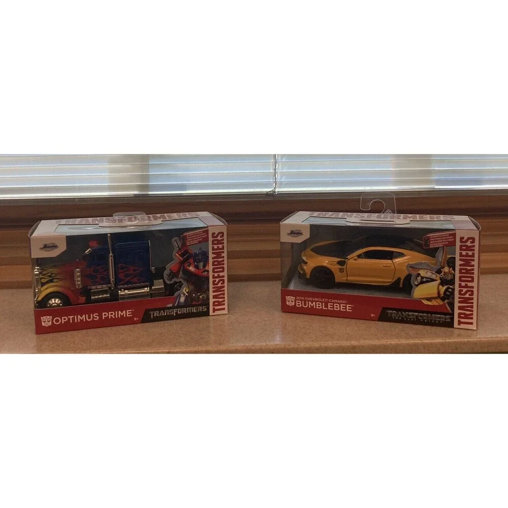 Transformers- Optimus Prime- Bumblebee Jada Toys Hollywood Rides, Diecast,